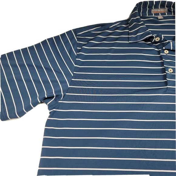 Peter Millar Mens XL Summer Comfort Golf‎ Polo Shirt Mens Activewear Wicking - Picture 4 of 11